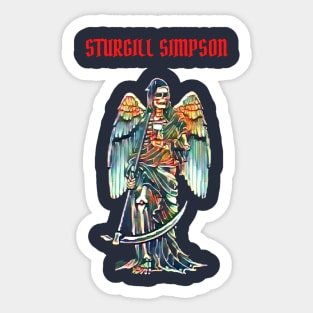 Devil Angel Sturgill Simpson Sticker